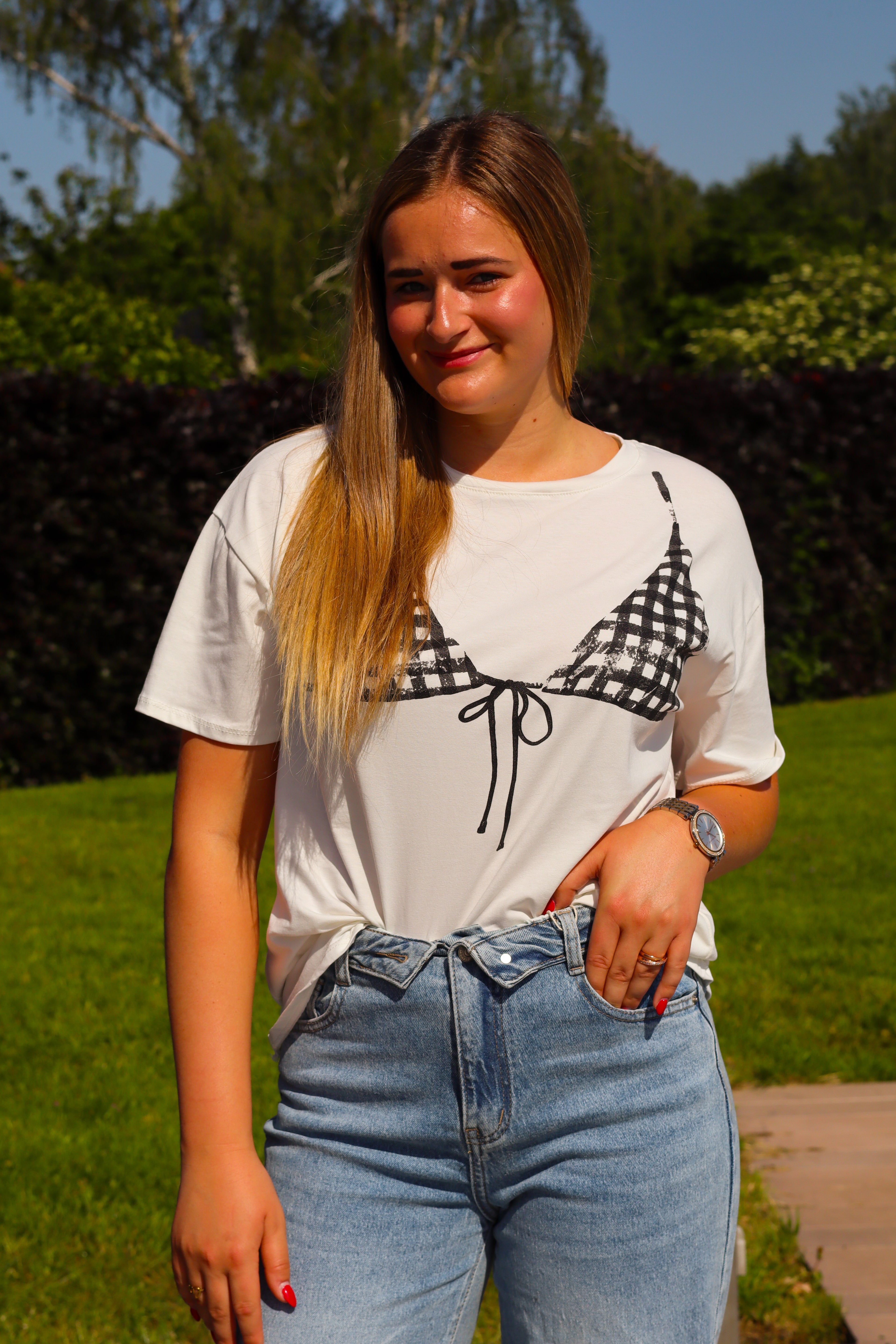 T-shirt Capri - Imprimé bikini