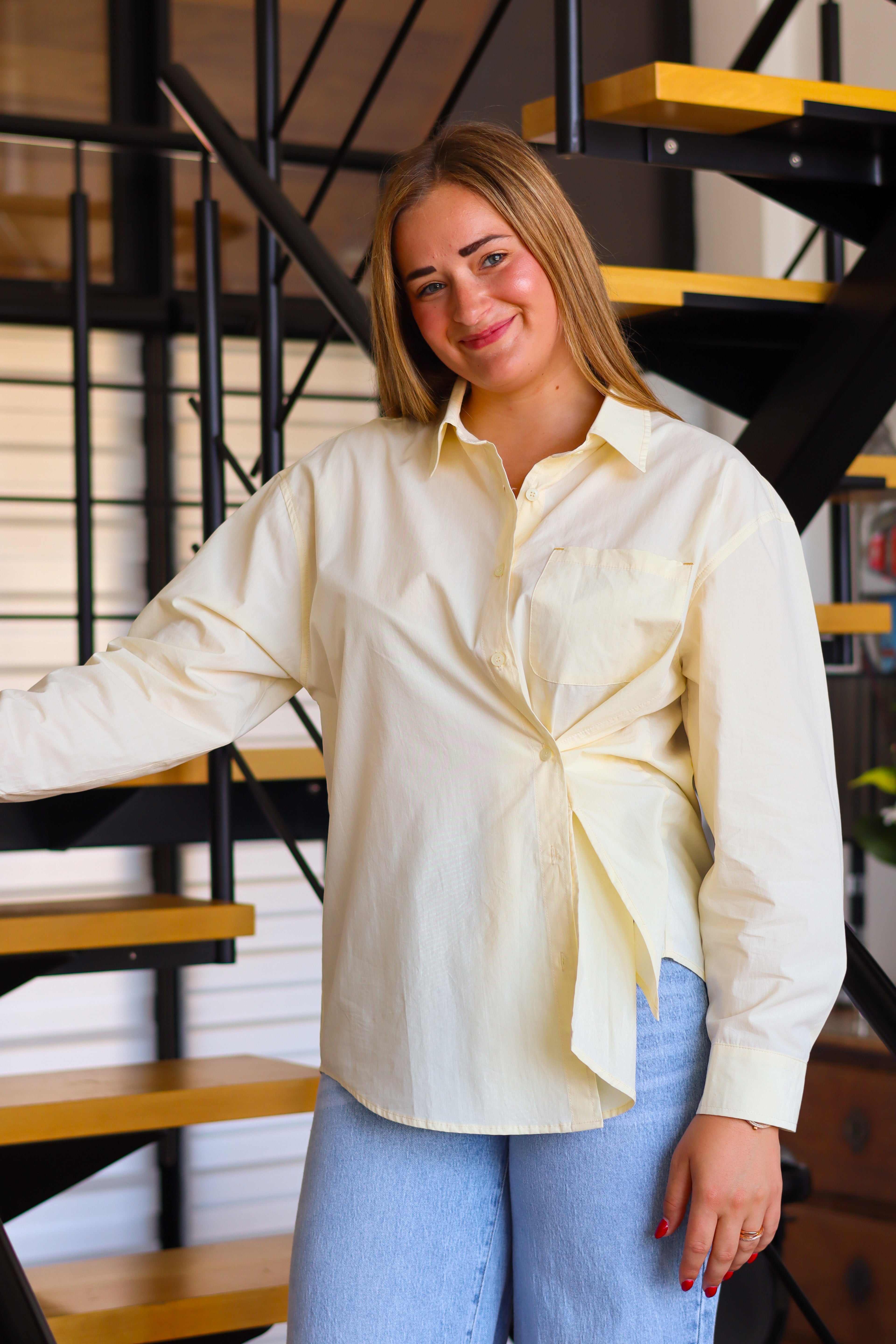 Chemise Soléa - Chemise bouton croisé