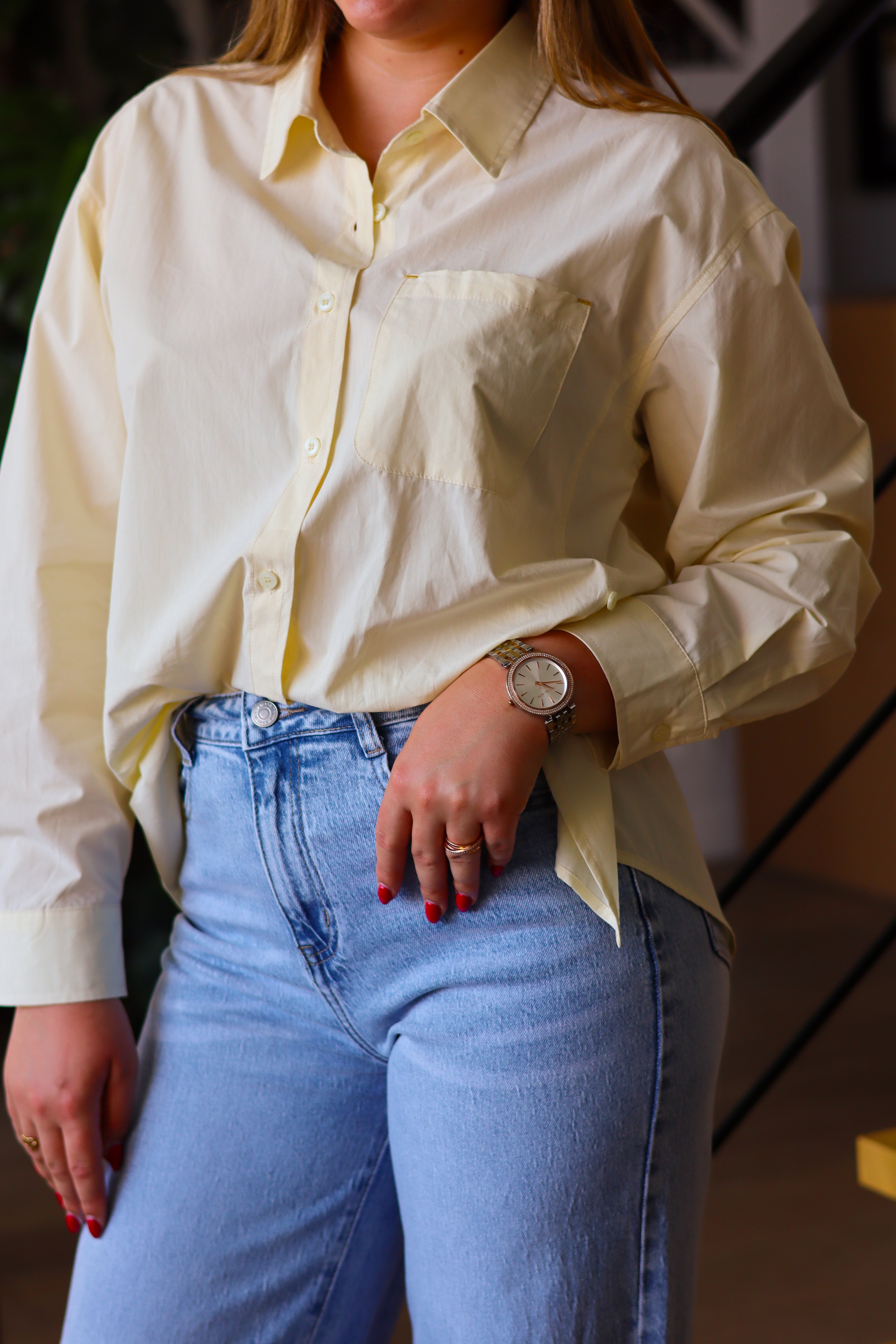 Chemise Soléa - Chemise bouton croisé
