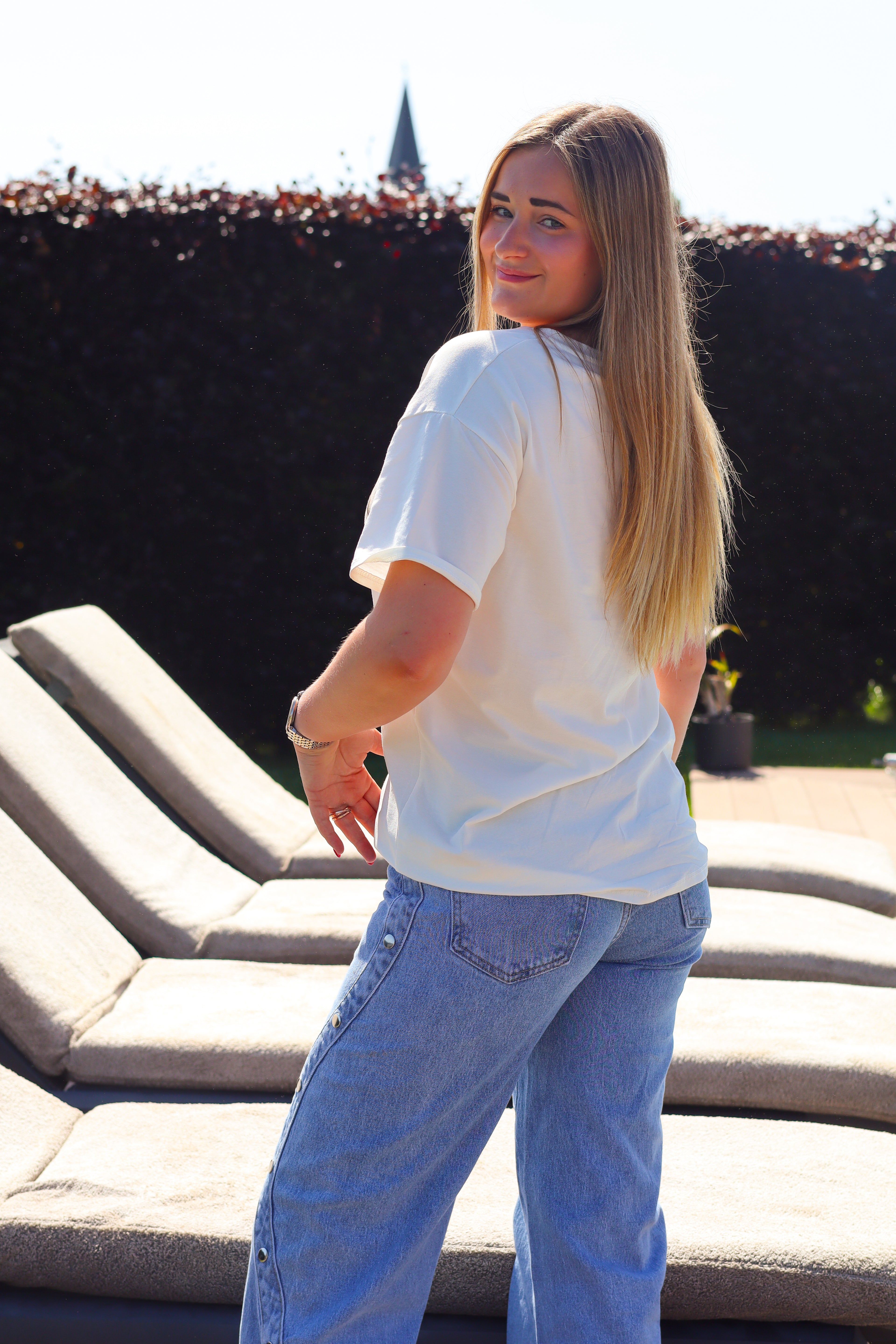 T-shirt Perla - Imprimé huitres