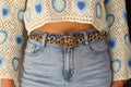 Ceinture Léonie - Ceinture imprimé léopard
